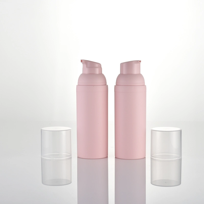 Wholesale Matt Pink Airless Lotion Pump Bottle for Serum Bottle